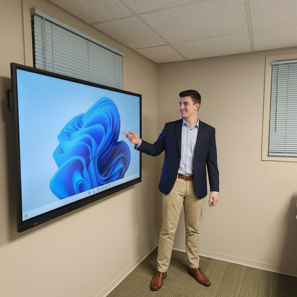 Penthia interactive display in a classroom environment